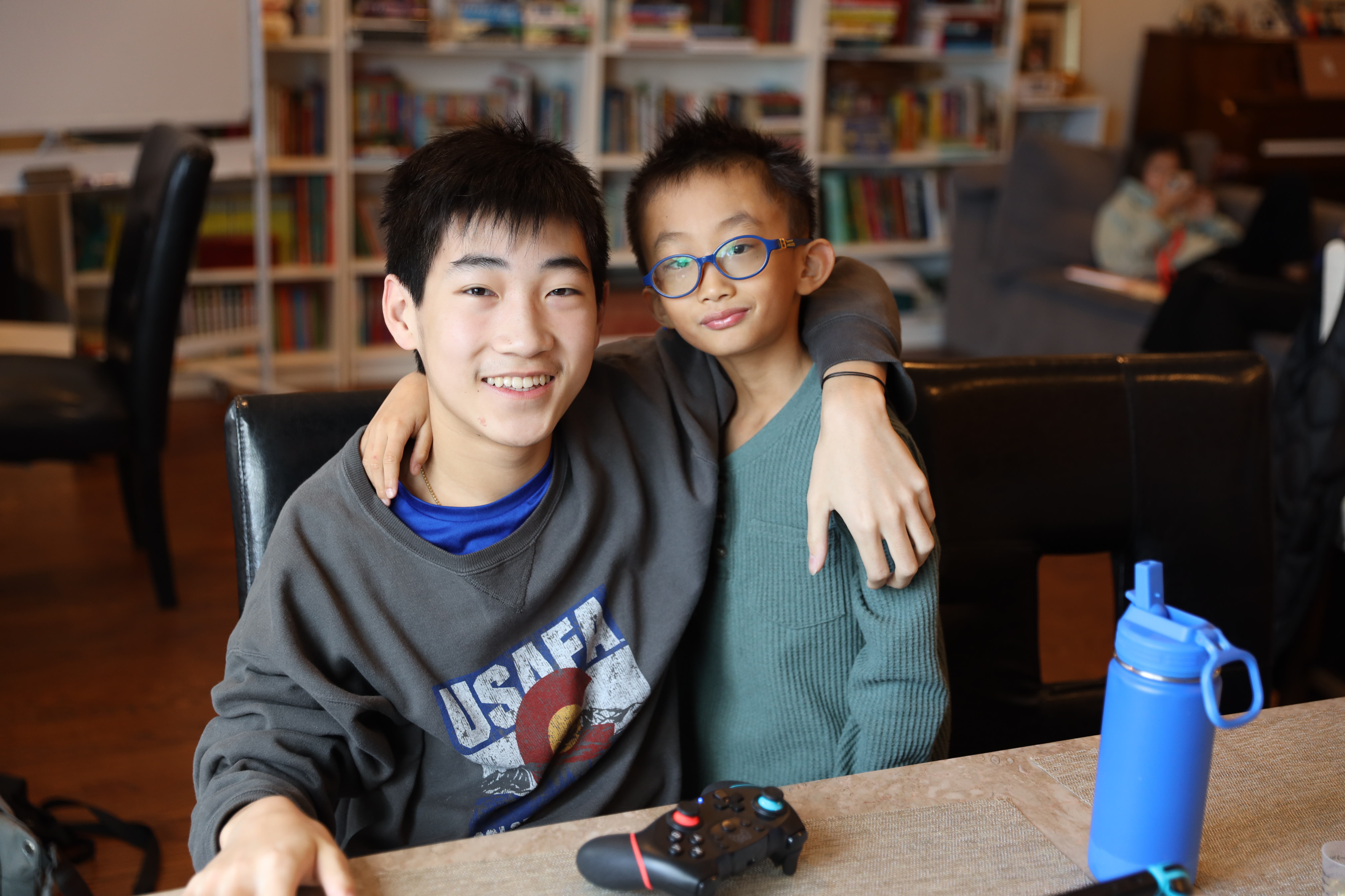 Lucas and David together